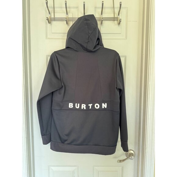 Burton Black DA NANG Half Zip Hooded Pullover Men's Jacket Size Small - Picture 9 of 12